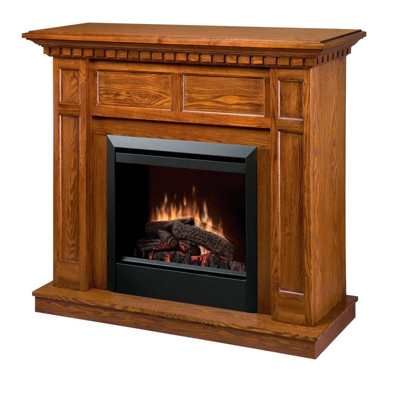 The Dimplex DFP4743O Caprice Electric Fireplace offers all the appeal of a real fire without any of the hassle.