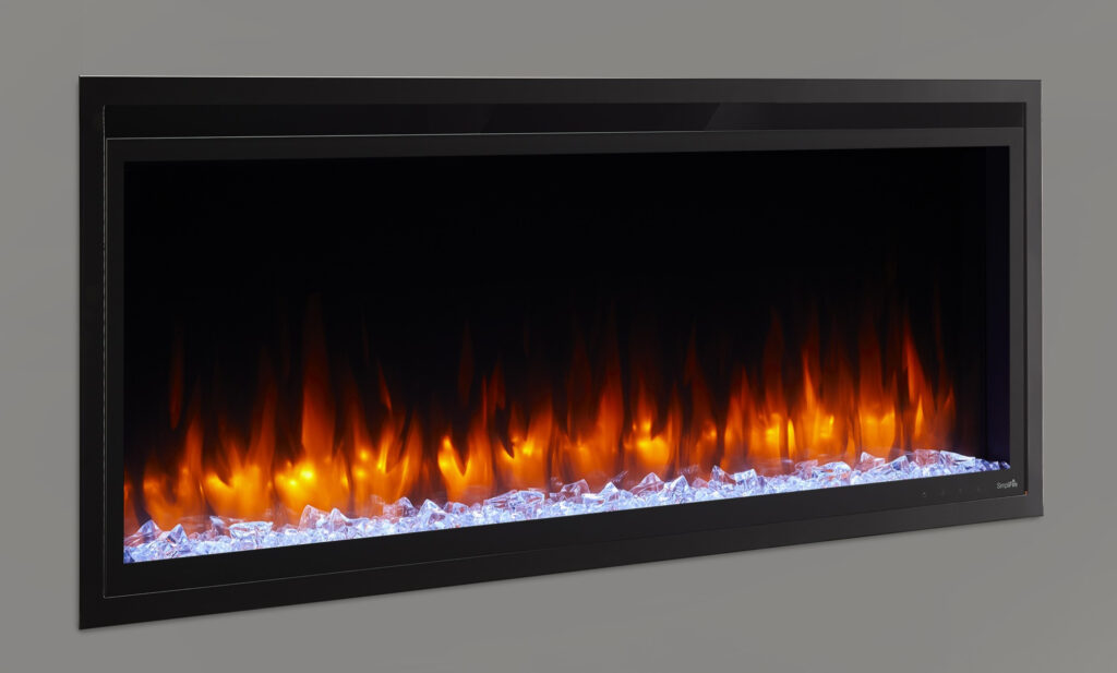 Simplifire Allusion Platinum Built-In Linear Electric Firebox