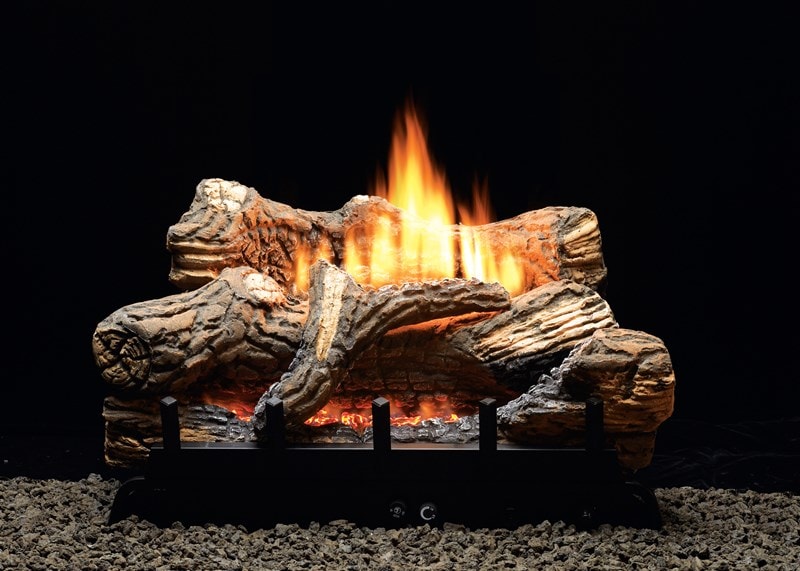 Image of White Mountain Hearth Flint Hill Vented/Vent Free Gas Log Set