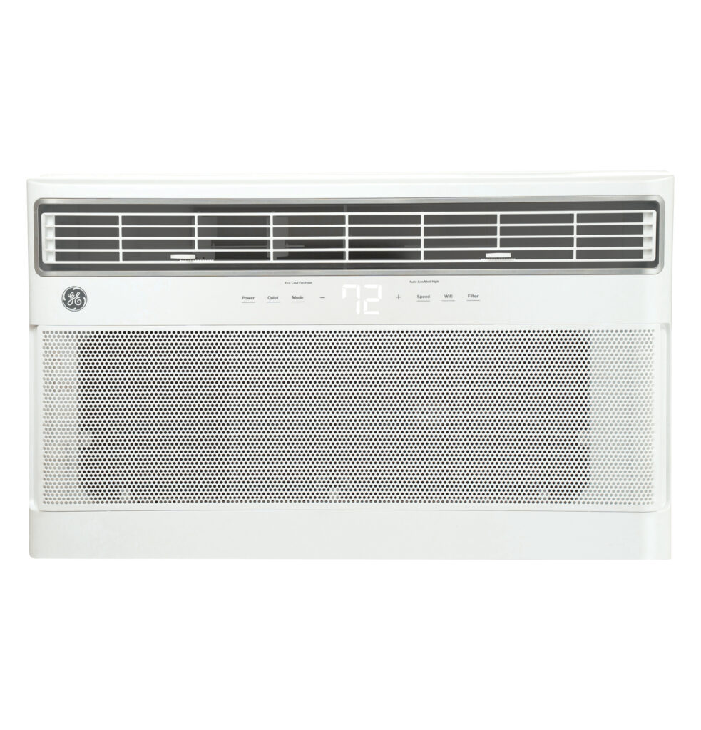 GE 12,000 BTU Through-The-Wall Room Air conditioner with electric heat and built-in WiFi