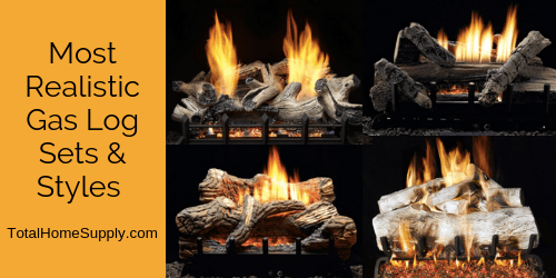 Most realistic gas log sets 