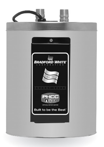 Bradford White 2 Gallon Electric Utility Water Heater, 120 Volt