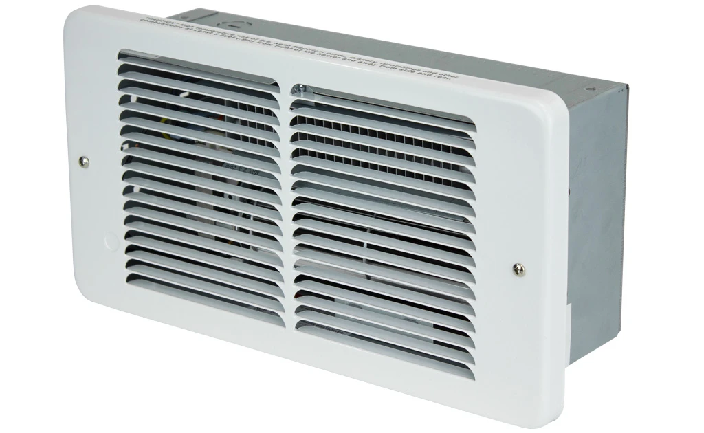 King multi-wattage Steel-Fin Fan-Driven Wall Heater