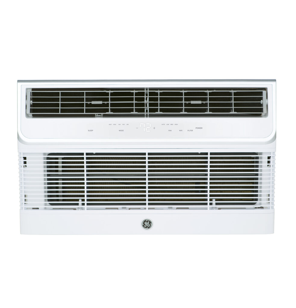 GE 12000 BTU Through The Wall Air Conditioner with Electric Heat - R32 refrigerant