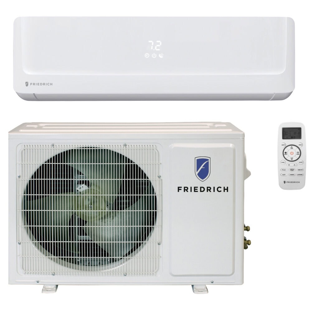 Friedrich Floating Air Pro single zone Mini Split with 9000 BTUs